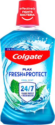 PLAX FRESH&PROTECT 24/7 tečnost za ispiranje usta - COOL MINT Colgate