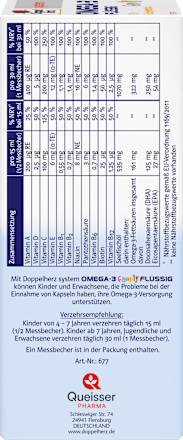 Doppelherz system Omega-3 Flüssig family  Doppelherz