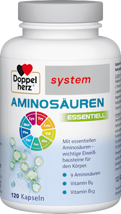 Doppelherz system Aminosäuren Essentiell Kapseln 120 St Doppelherz