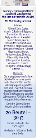 Doppelherz system Multivitamin Mini-Tabs family Portionsbeutel 20 St Doppelherz