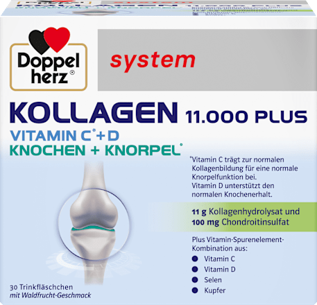 Doppelherz system Kollagen 11.000 Plus Trinkfläschchen 30 St Doppelherz