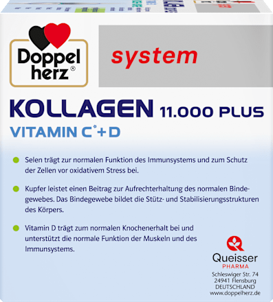 Doppelherz system Kollagen 11.000 Plus Trinkfläschchen 30 St Doppelherz