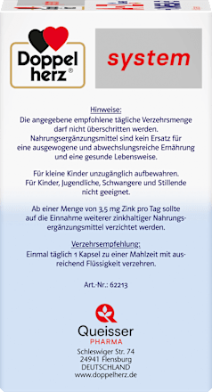 Doppelherz system A-Z + Omega-3 Kapseln 60 St Doppelherz