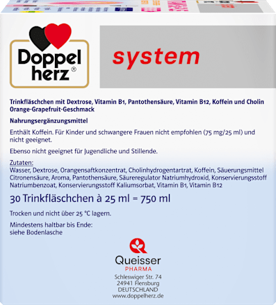 Doppelherz system Vitamin B12 Plus Energie Trinkfläschchen 30 St Doppelherz