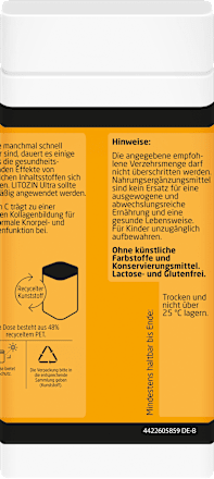 LITOZIN Ultra Hagebuttenpulver mit Vitamin C Kapseln 120 St LITOZIN