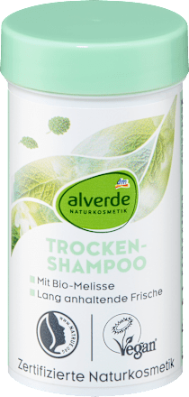 Shampoo secco in polvere con melissa bio alverde