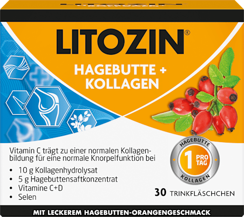 LITOZIN Hagebutte + Kollagen Trinkfläschchen 30 St LITOZIN