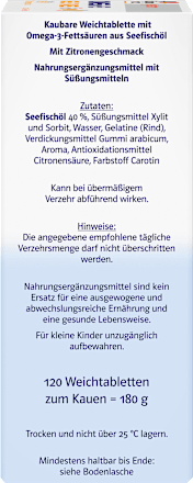 Doppelherz system Omega-3 family Zitronengeschmack  120 St Doppelherz