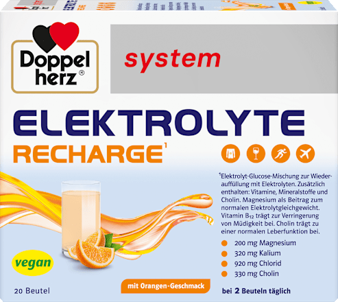 Doppelherz system Elektrolyte Recharge Beutel 20 St Doppelherz
