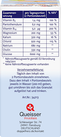 Doppelherz system Elektrolyte Recharge Beutel 20 St Doppelherz