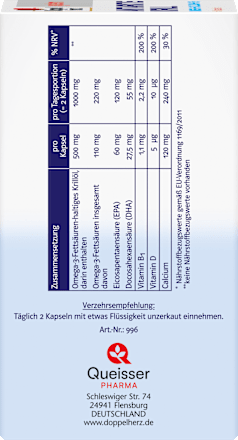 Doppelherz system Antarktis Krill Kapseln 60 St Doppelherz