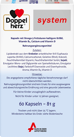 Doppelherz system Antarktis Krill Kapseln 60 St Doppelherz