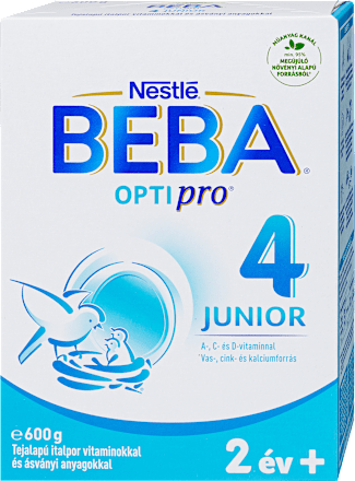 OPTIPRO 4 JUNIOR Tejalapú italpor vitaminokkal és ásványi anyagokkal 2év+ BEBA