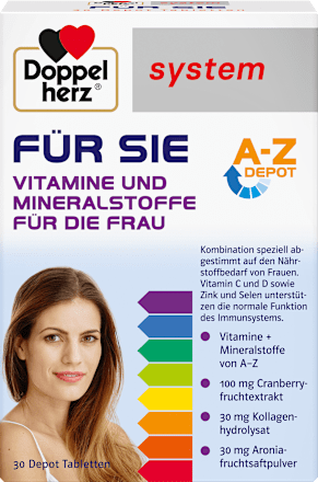 Doppelherz system Für Sie Depot Tabletten 30 St Doppelherz