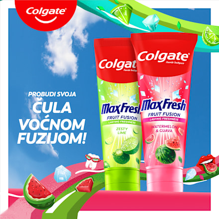 Max Fresh FRUIT FUSION limeta pasta za zube Colgate