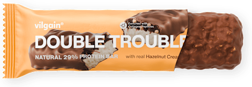 Proteínová tyčinka Double Trouble Hazelnut Cream vilgain