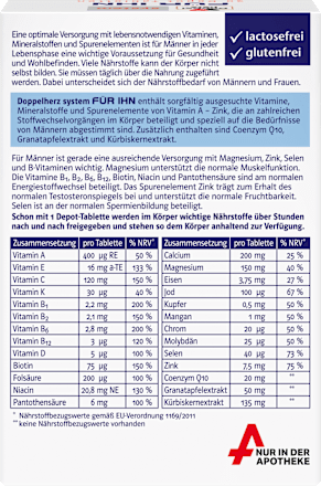 Doppelherz system Für Ihn Depot Tabletten 30 St Doppelherz