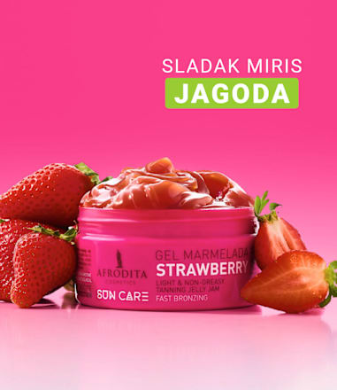 SUN CARE MARMELADA za ubrzano tamnjenje - jagoda AFRODITA