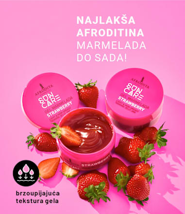 SUN CARE MARMELADA za ubrzano tamnjenje - jagoda AFRODITA