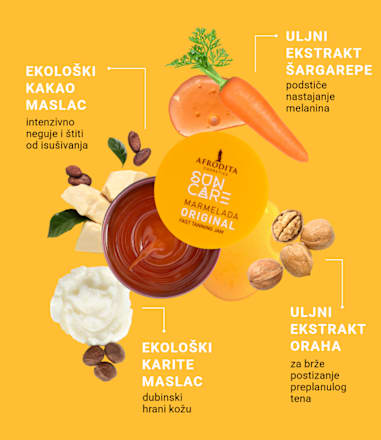 SUN CARE ORIGINAL - marmelada za ubrzano tamnjenje AFRODITA