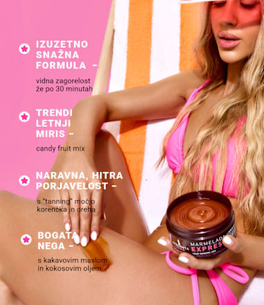 SUN CARE EXPRESS marmelada za ubrzano tamnjenje AFRODITA