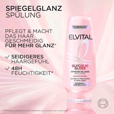 Conditioner Glycolic Gloss Spiegelglanz L'ORÉAL PARiS ELVITAL