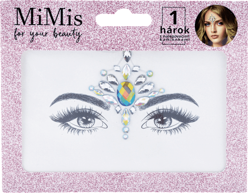 Nalepovacie kamienky na tvár - Ornament MiMis