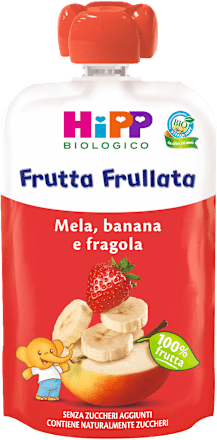Frutta frullata mela, banana e fragola HiPP