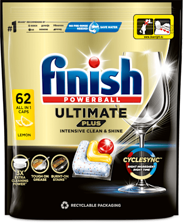 Kapsułki do zmywarki Ultimate Plus Lemon Finish