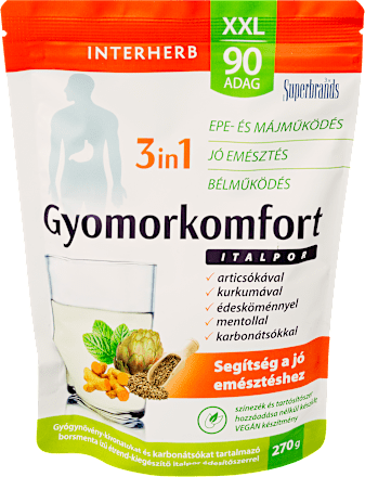 Gyomorkomfort italpor borsmenta ízesítéssel Interherb