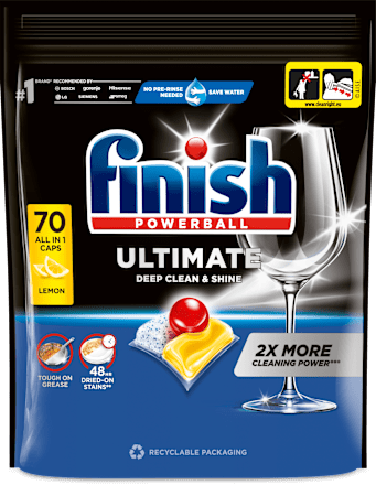 Kapsułki do zmywarki Ultimate All in 1 Lemon Finish