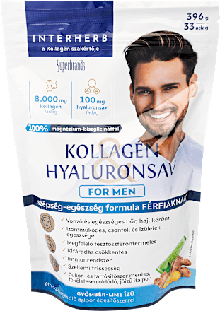 Interherb kollagén+hyaluronsav fo men italpor Interherb