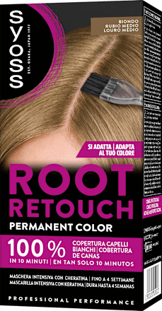 Colorazione permanente Kit Root Retouch biondo syoss