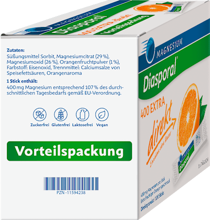 Magnesium-Diasporal 400 EXTRA direkt Direktgranulat Sticks 100 St Diasporal