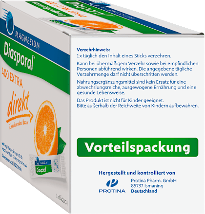 Magnesium-Diasporal 400 EXTRA direkt Direktgranulat Sticks 100 St Diasporal