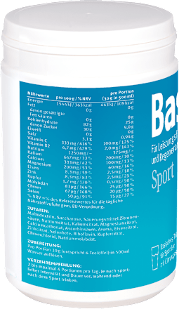 Basica Sport Basisches Trinkpulver für Sportler Basica