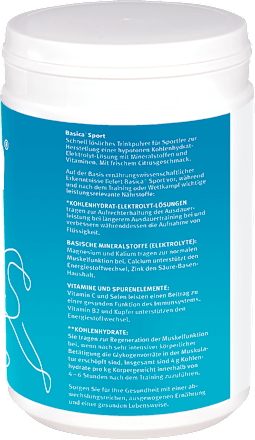 Basica Sport Basisches Trinkpulver für Sportler Basica