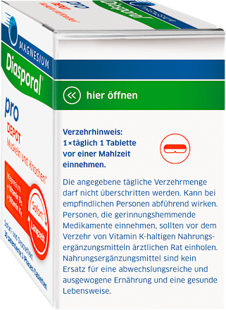 Magnesium-Diasporal Pro DEPOT Muskeln und Knochen 2-Phasen-Tabletten 30 St Diasporal