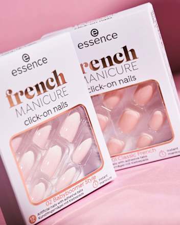 French MANICURE click-on nails 02 essence