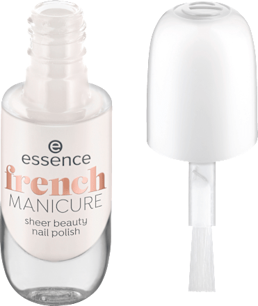 French MANICURE sheer beauty nail polish 02 essence