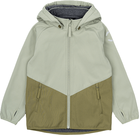 Softshelljacke, grün, Gr. 122/128 Mikk-Line
