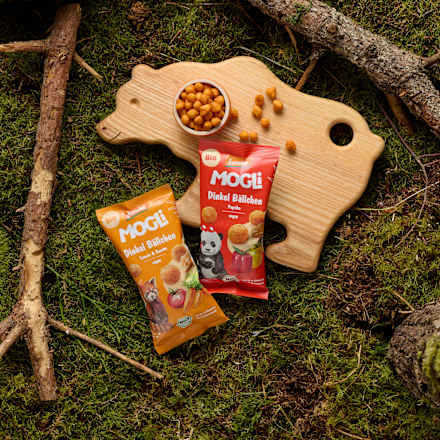 Kindersnack Dinkel Bällchen Paprika ab 3 Jahren MOGLi