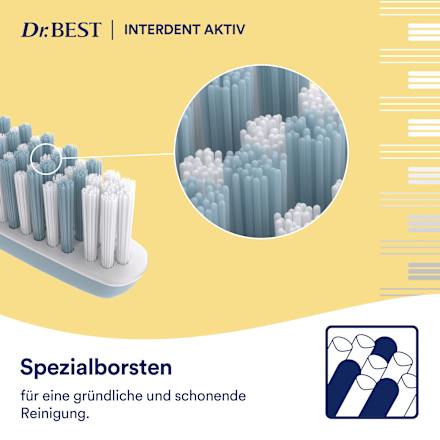 Zahnbürste Premium Interdent Aktiv mittel Dr. Best