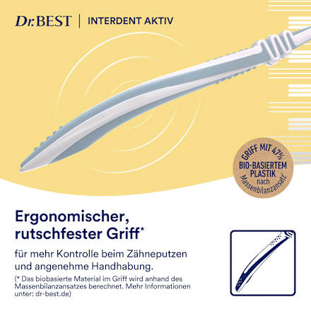 Zahnbürste Premium Interdent Aktiv mittel Dr. Best