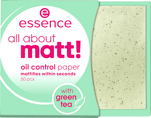 Bibułki matujące all about matt! oil control paper essence