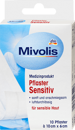 Flaster sensitive 10 cm x 6 cm Mivolis