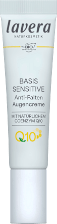 Anti Falten Augencreme Q10  Basis Sensitiv lavera NATURKOSMETIK