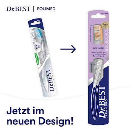 Zahnbürste Clean Pro Polimed weich Dr. Best