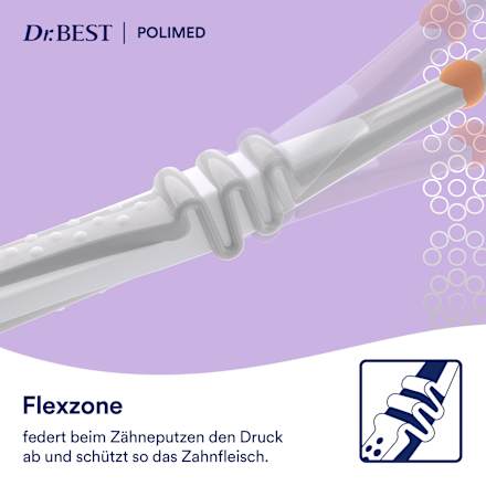 Zahnbürste Clean Pro Polimed weich Dr. Best