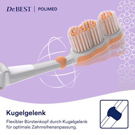 Zahnbürste Clean Pro Polimed weich Dr. Best